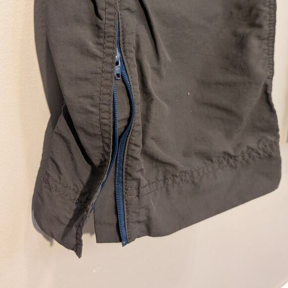 Eddie Bauer Womens Convertible Hiking Pants Dark Green - Size 4 - Picture 6 of 9